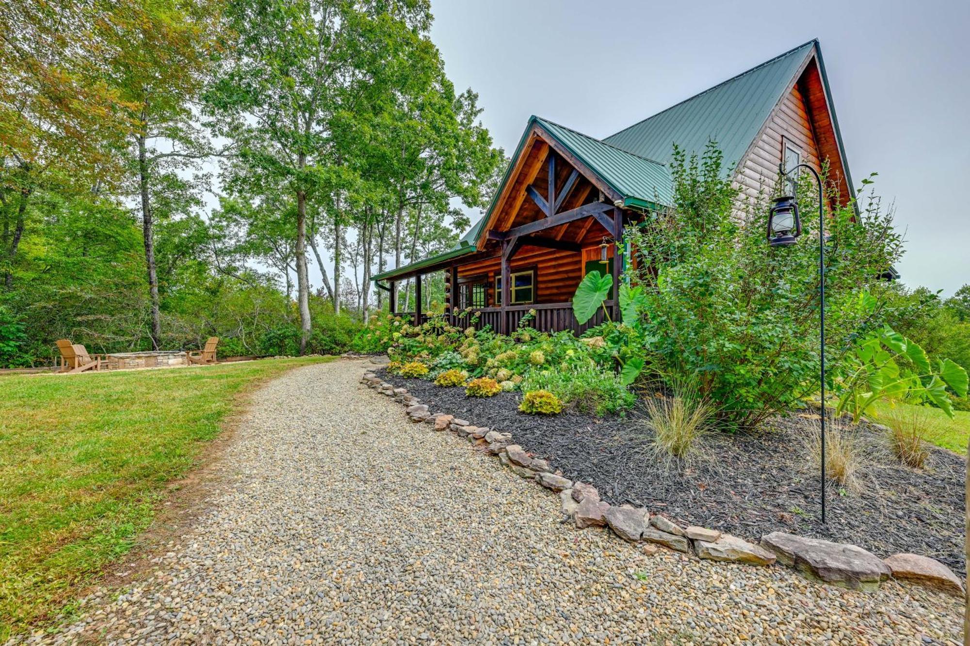 Stunning Smoky Mountain Cabin With Decks And Views! Villa Franklin Exterior photo