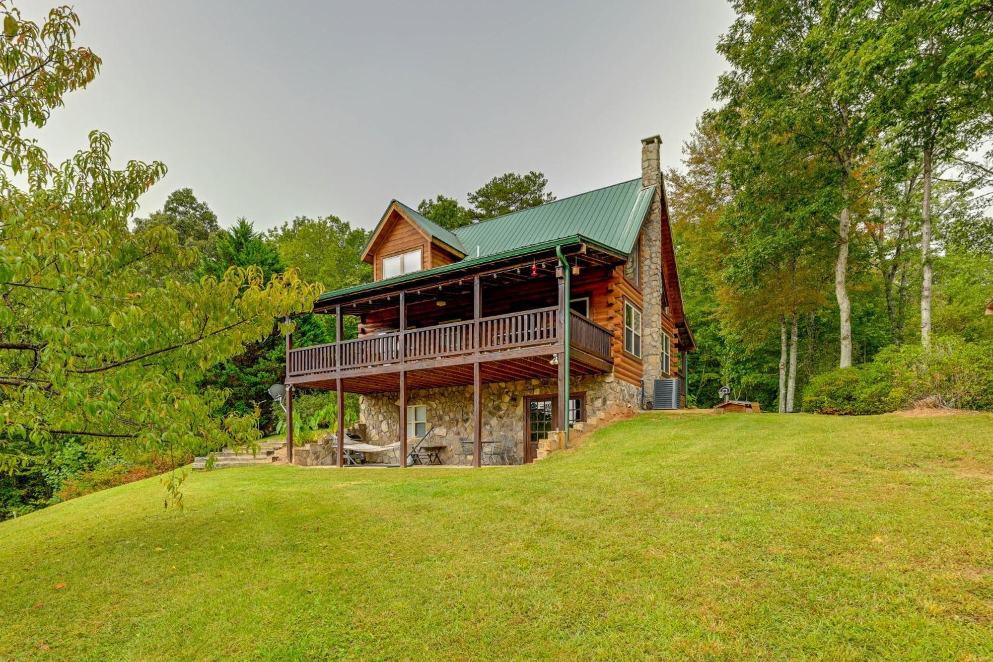 Stunning Smoky Mountain Cabin With Decks And Views! Villa Franklin Exterior photo